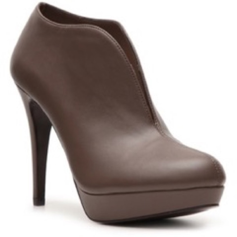 Audrey Brooke Leather Bootie