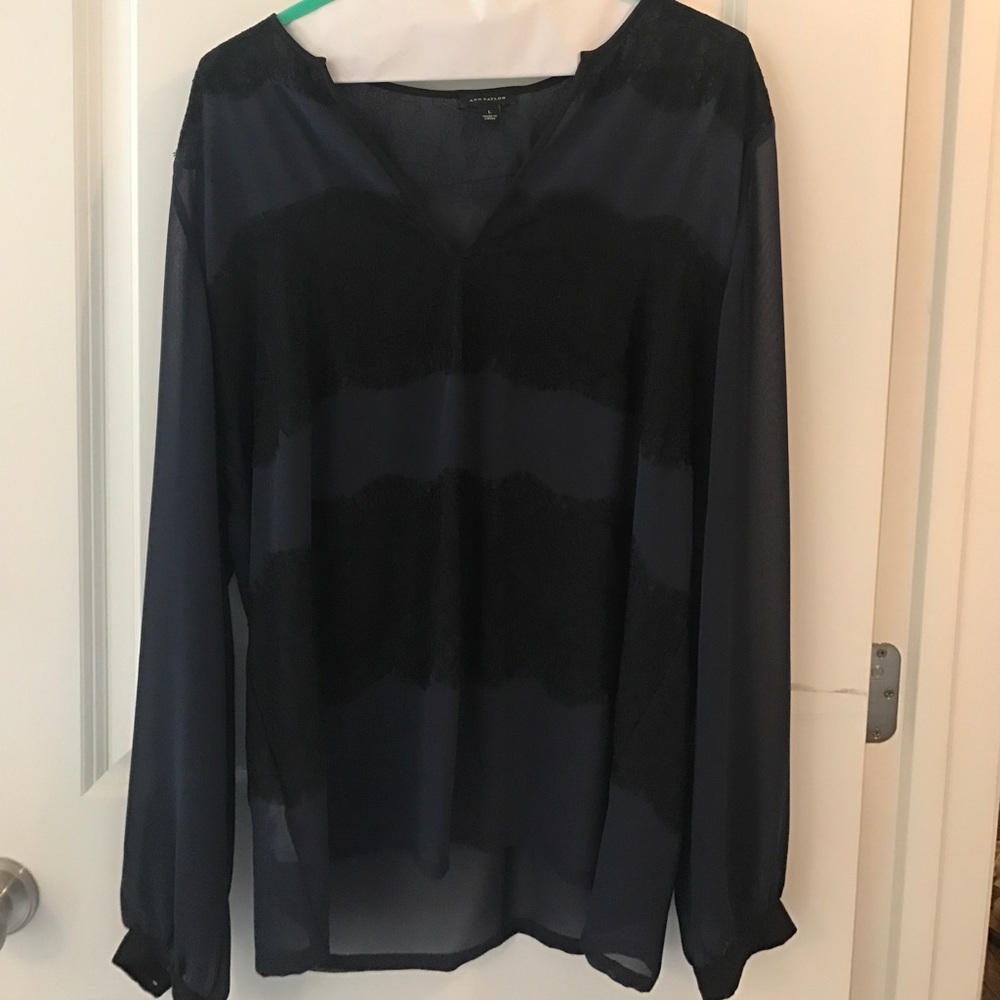Ann Taylor lace blouse