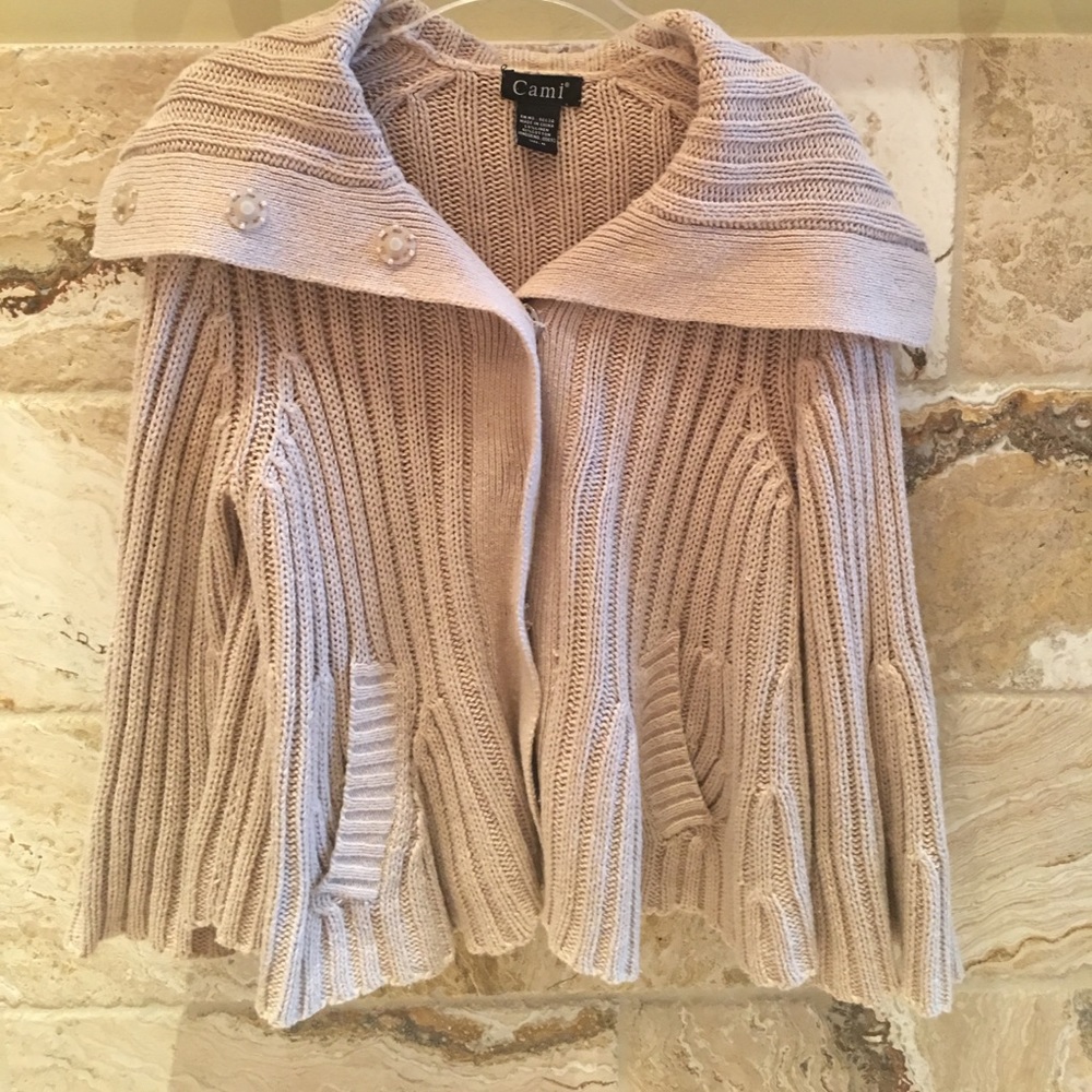 Cami crop top sweater