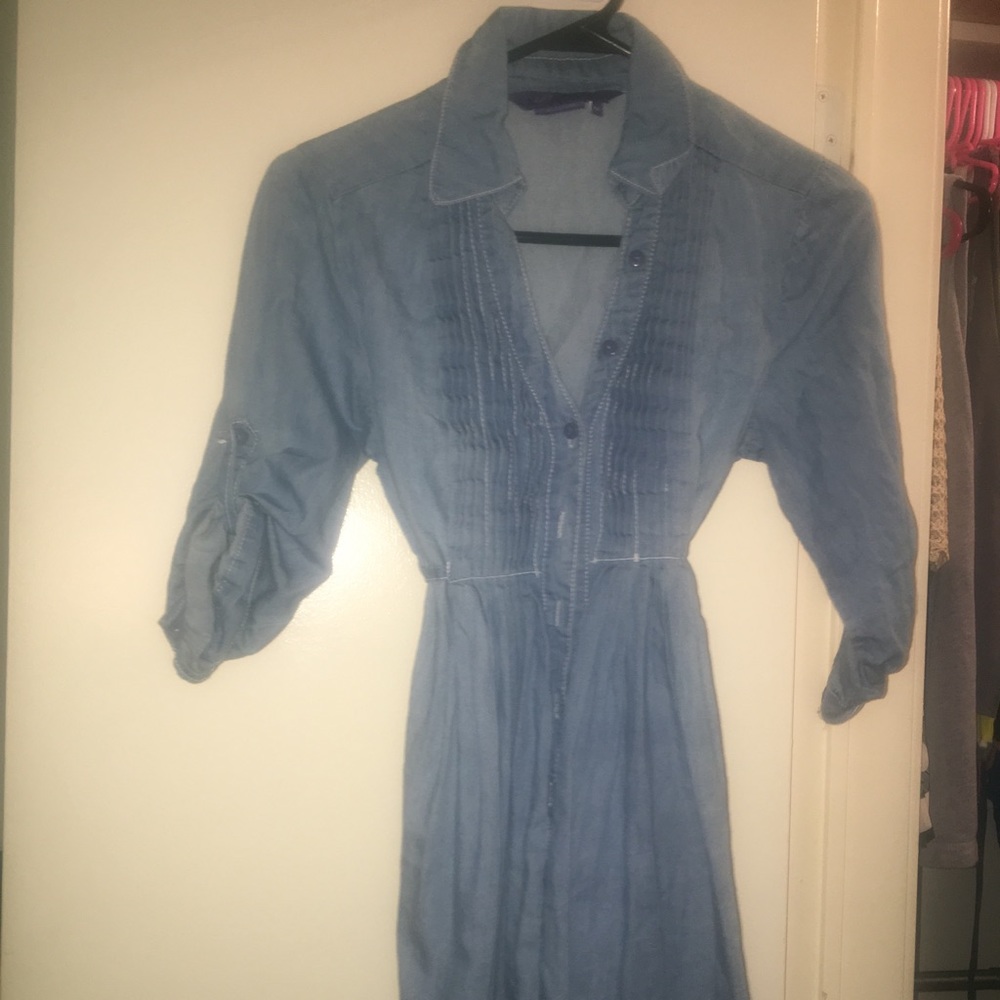 Chambray tunic