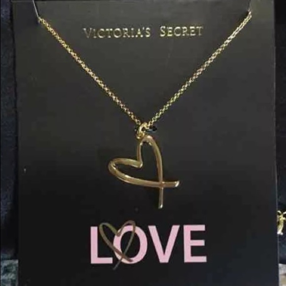 Victoria secret pink LOVE necklace
