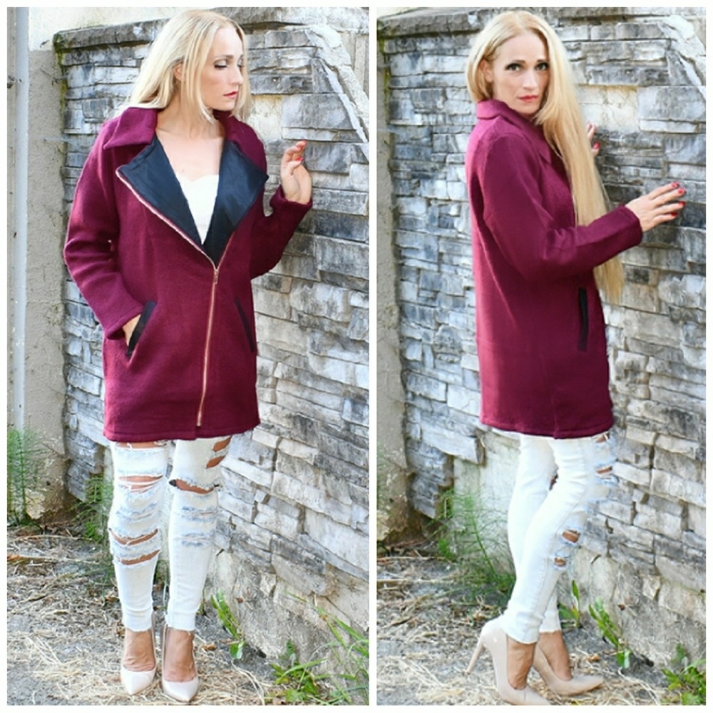 Burgundy Jacket - Picture 4 of 4