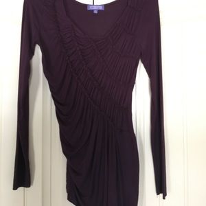 Vivienne Eggplant Stretch Top