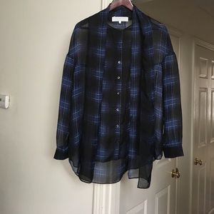 Silk Thakoon oversized shell with scarf