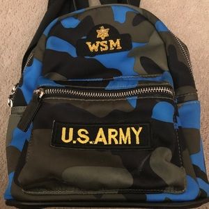 BNWOT Nasty Gal Camo Mini Backpack Festival