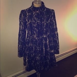 Alice&Olivia Plaid-mix Swing Coat