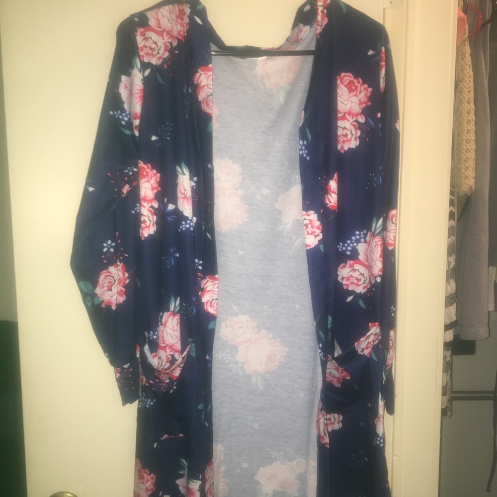 Floral cardigan