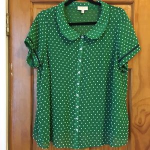 Sheer blouse from ModCloth!