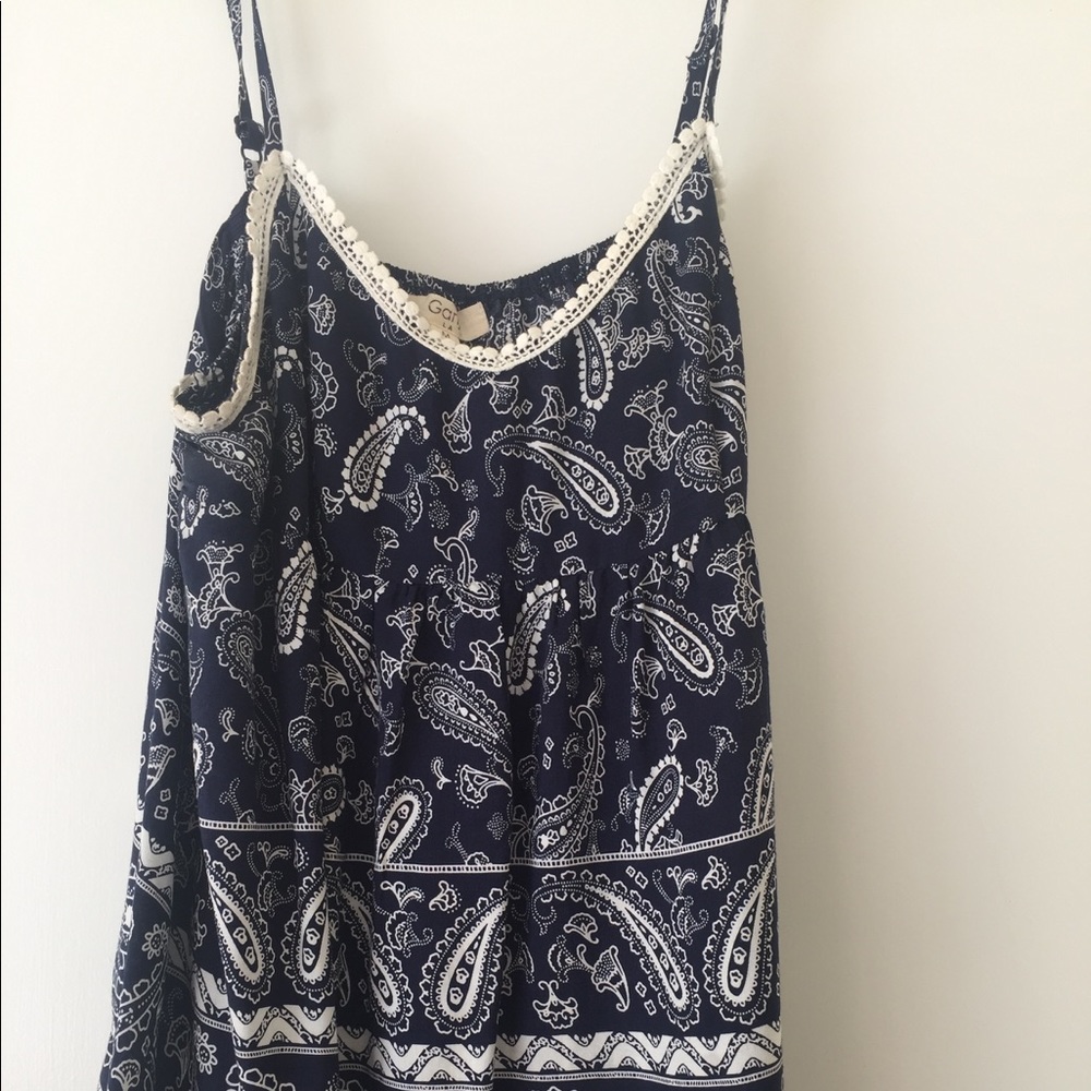 Blue tank top for sale!