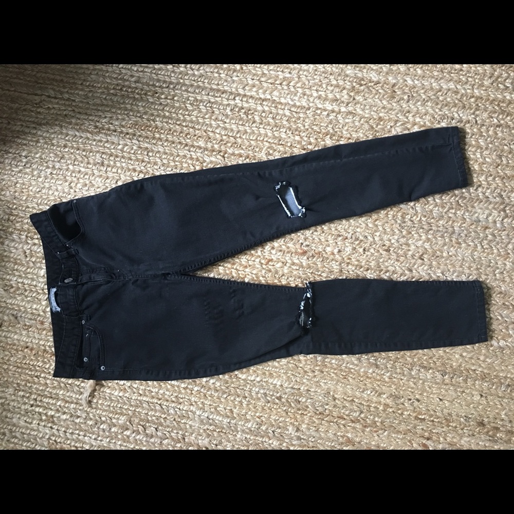 Free People denim, black