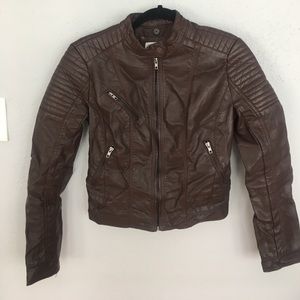 MAROON MOTO JACKET