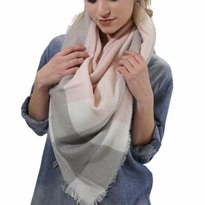 Sweet Pink Blanket Scarf