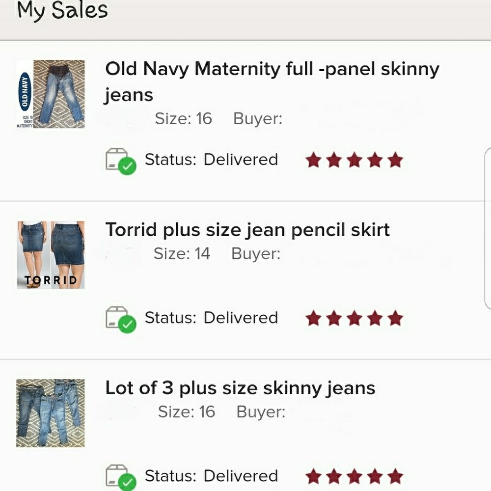 5 Star ratings
