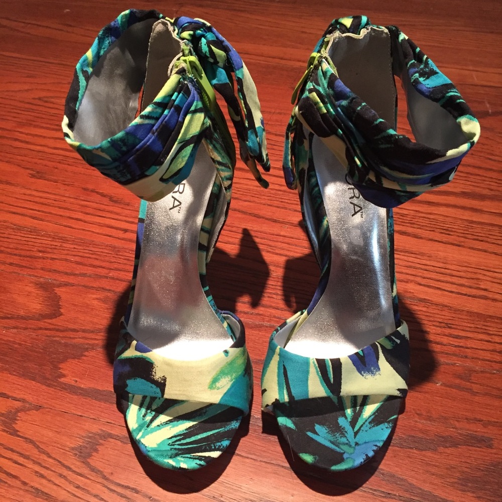 Fun multicolored stilettos