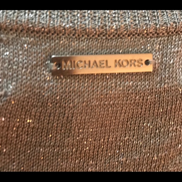 Michael Kors Grey sparkly top - Picture 2 of 5