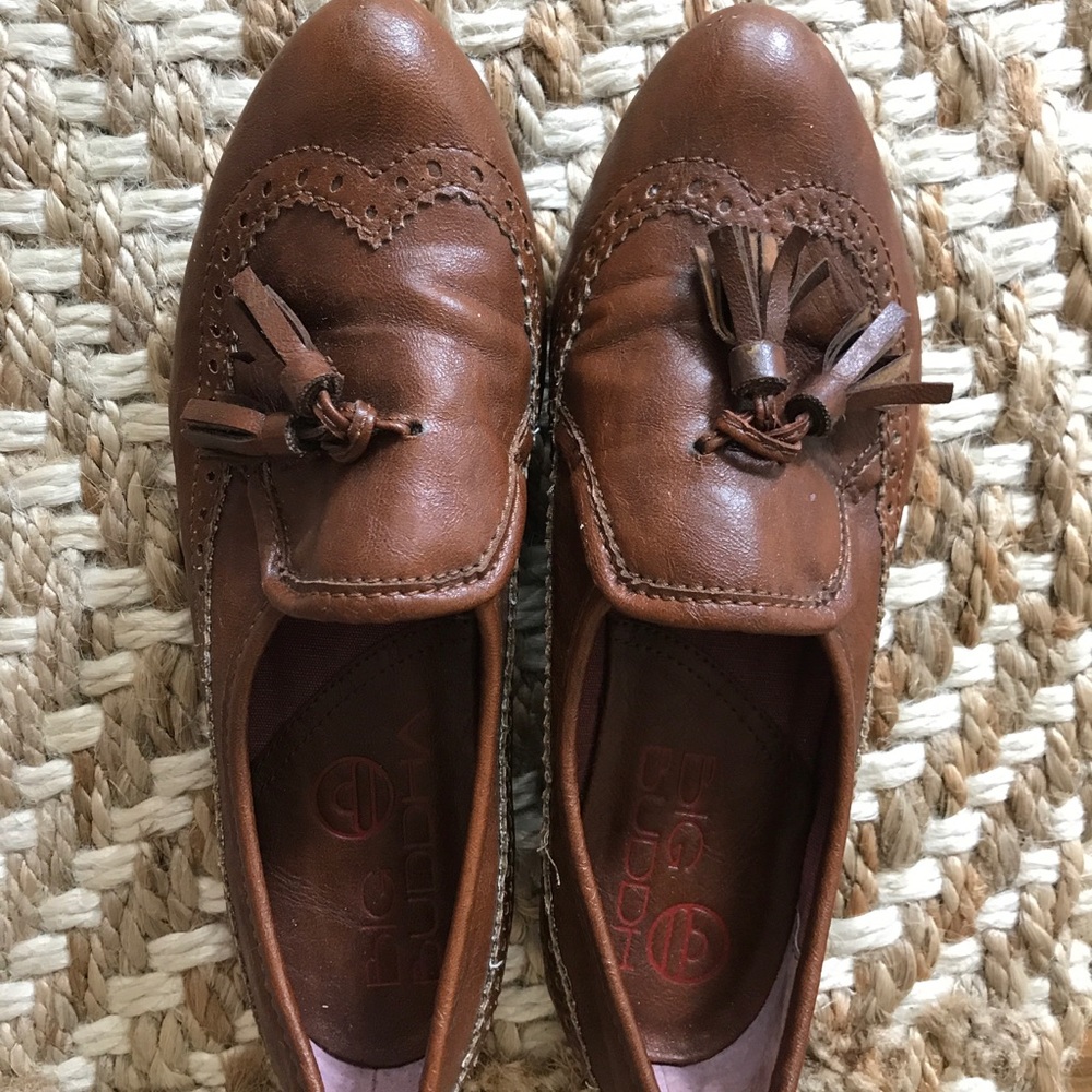Big Buddah Brown leather loafers. Fall shoes!  🍁