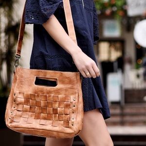 Bed Stu Orchid Cognac Crossbody Bag