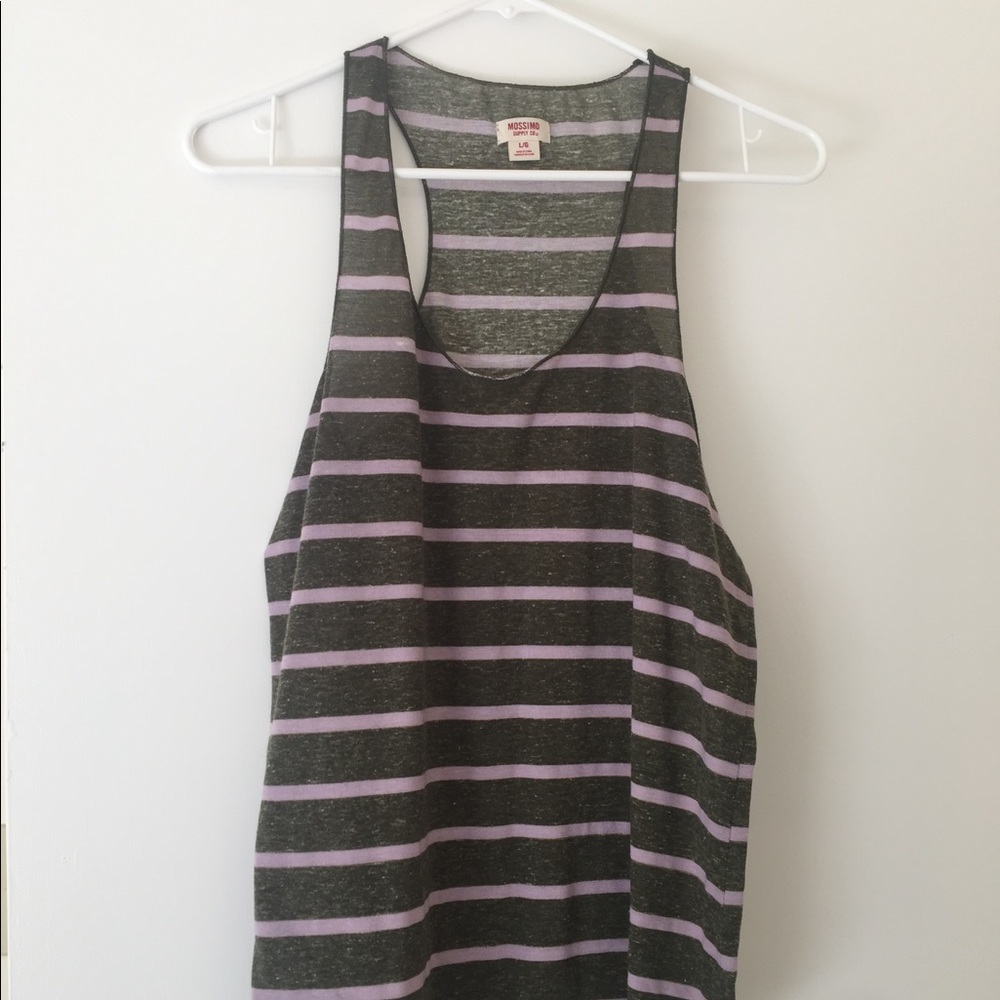Army green with light purple tank
