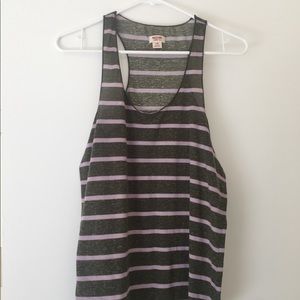 Army green with light purple tank