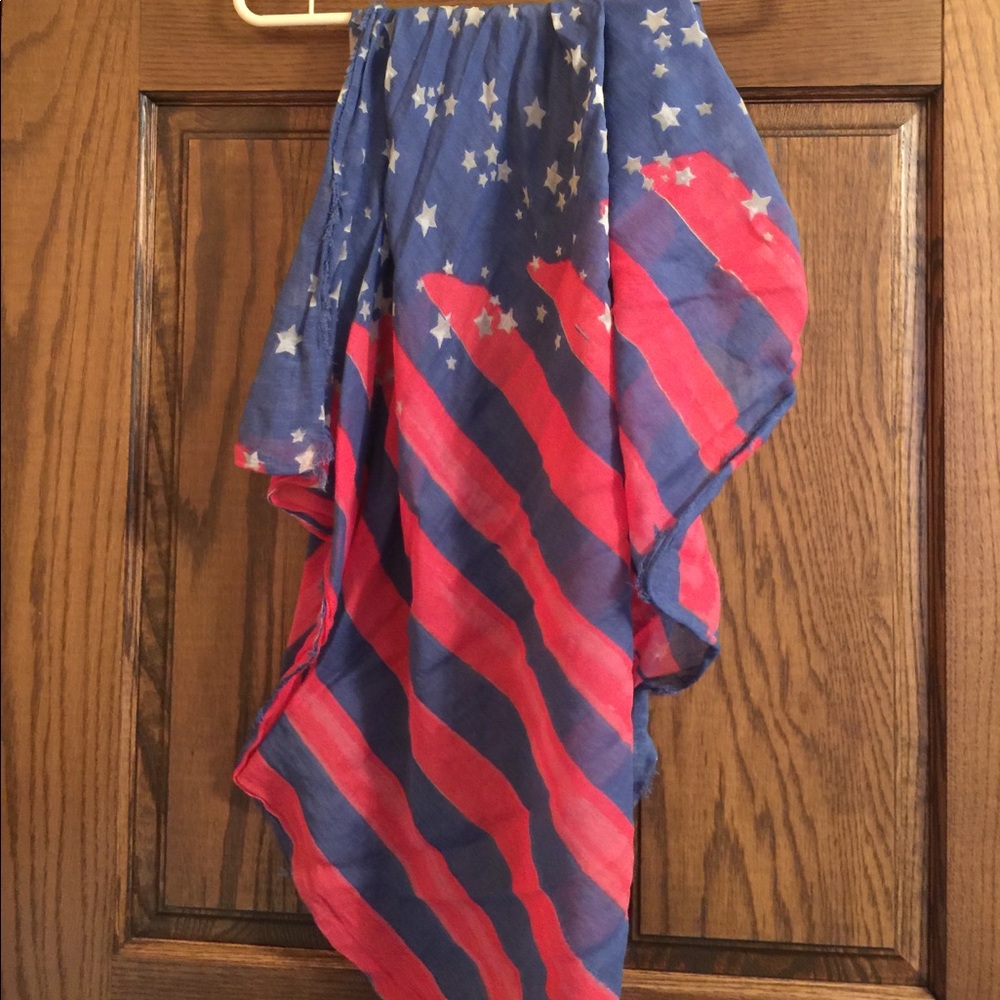American flag scarf