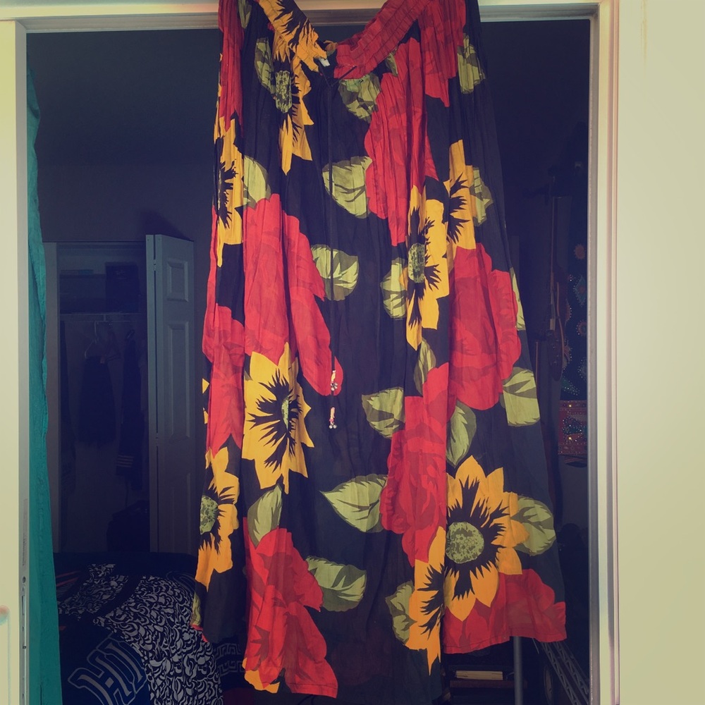 Drawstring skirt