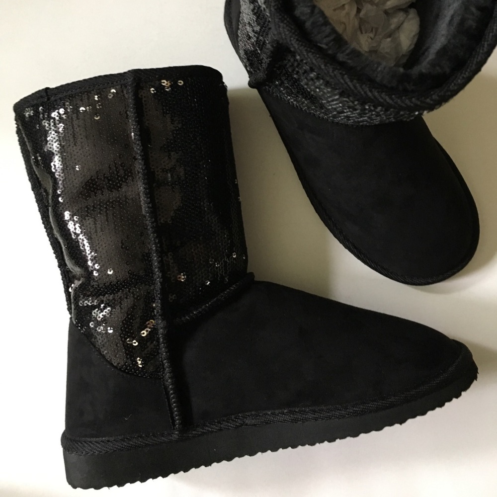 ‼️LAST CHANCE SALE ‼️ fur lined boots with sequins - Picture 8 of 8