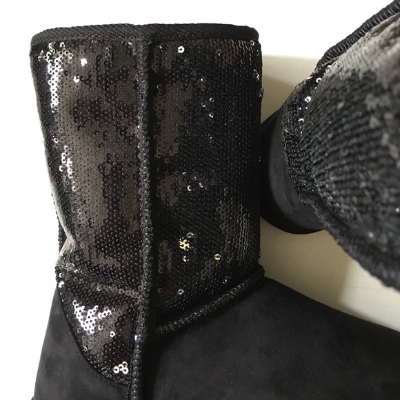 ‼️LAST CHANCE SALE ‼️ fur lined boots with sequins - Picture 4 of 8