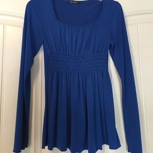 Bydesign Cobalt Blue Babydoll Top