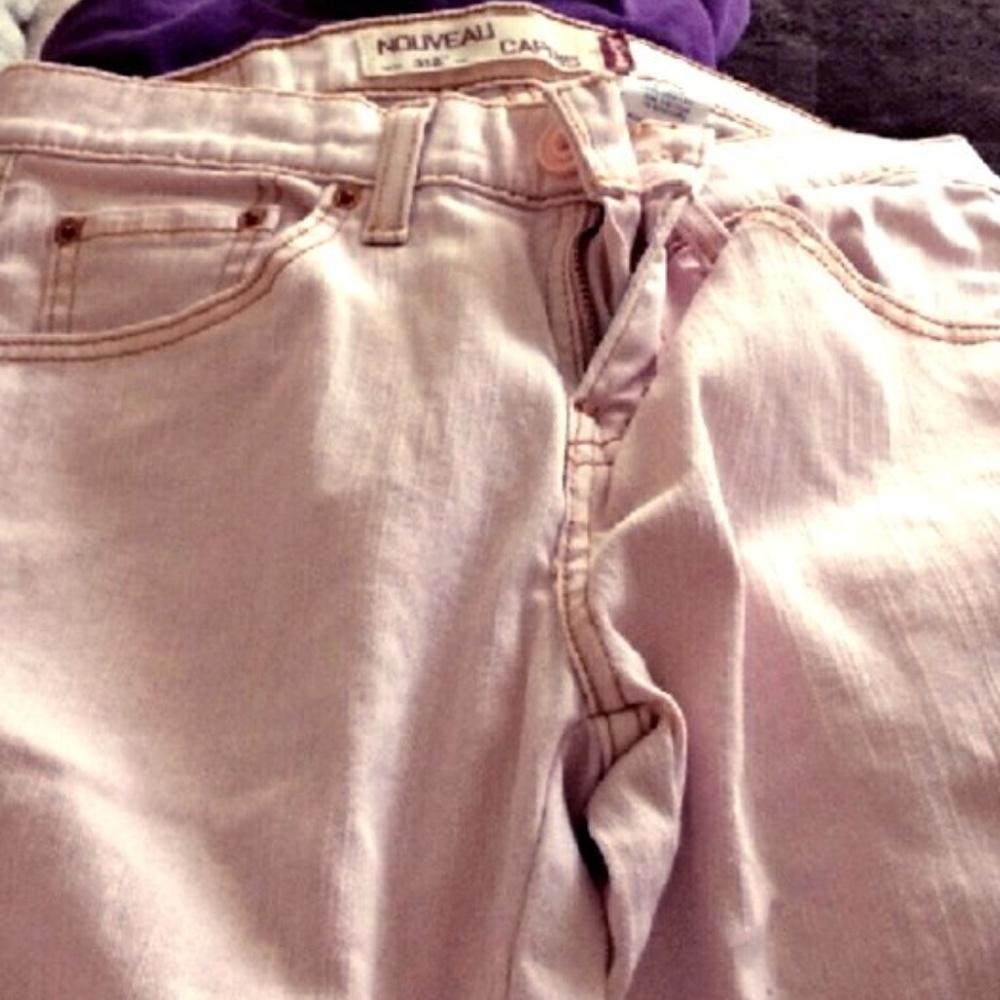 PINK*LEVI*CAPRIS-SIZE:6*FANTASTIC CONDITION*