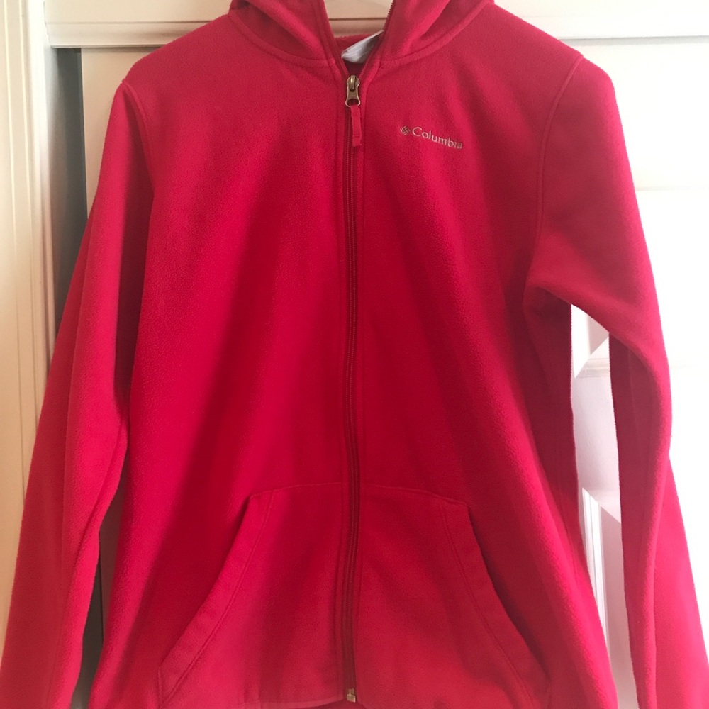 Columbia hooded fleece jacket