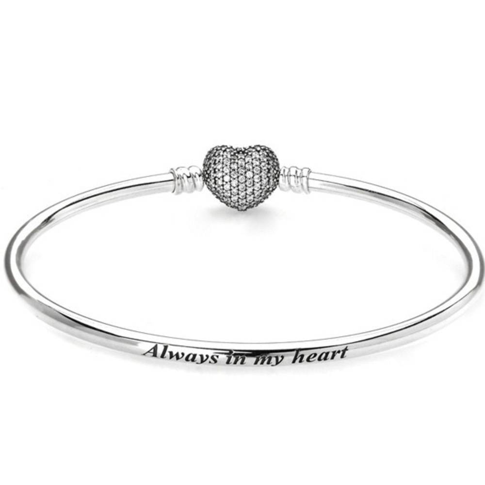 Pandora "Always in my heart" bangle bracelet