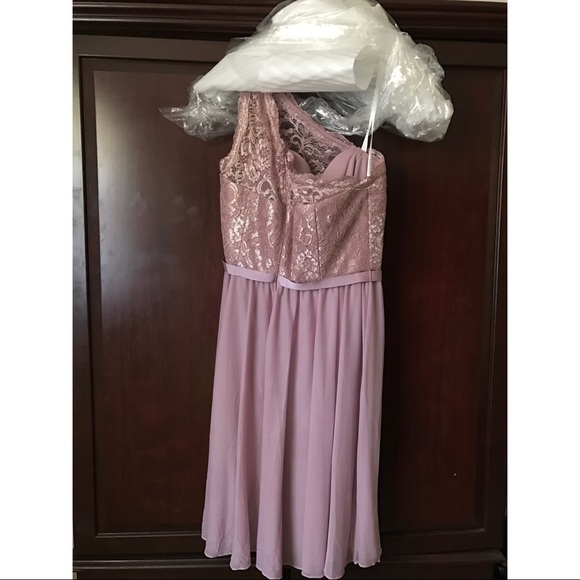 Short bridesmaid / homecoming dress / prom dress - Picture 2 of 5