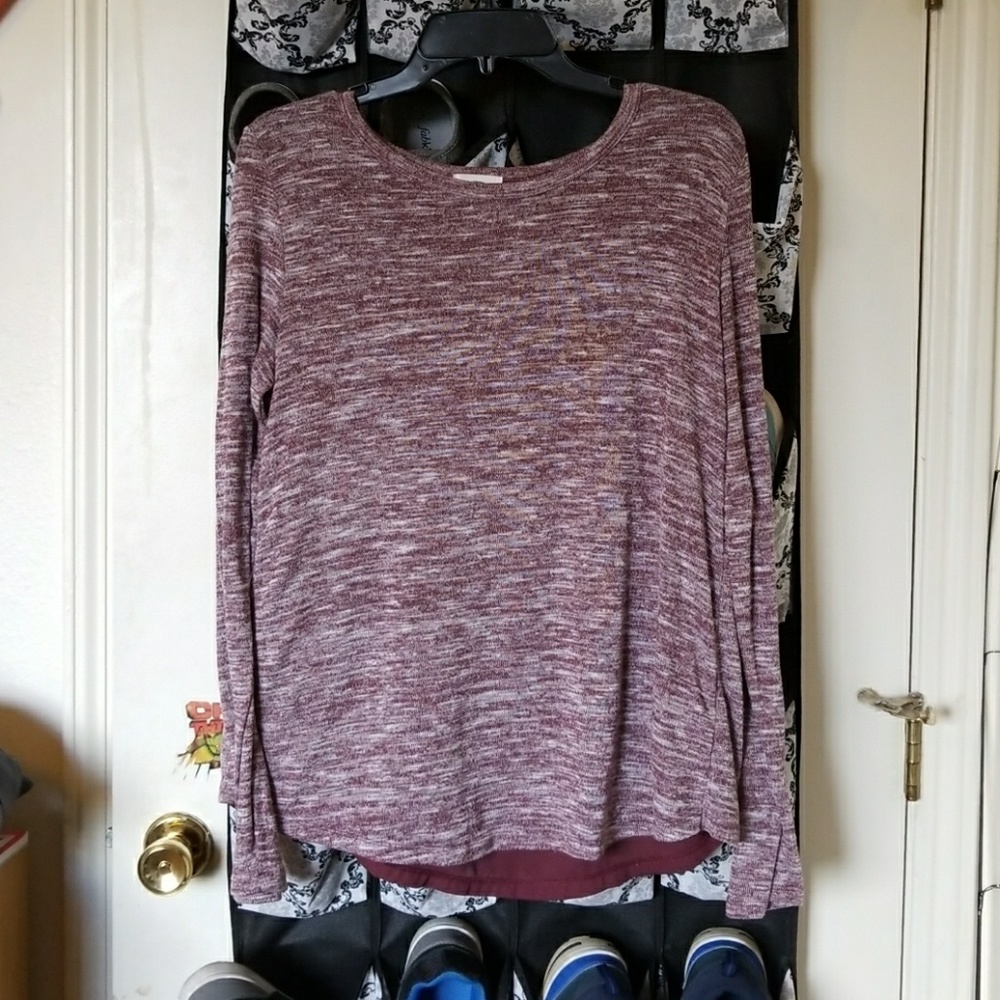 Slit-back sweater