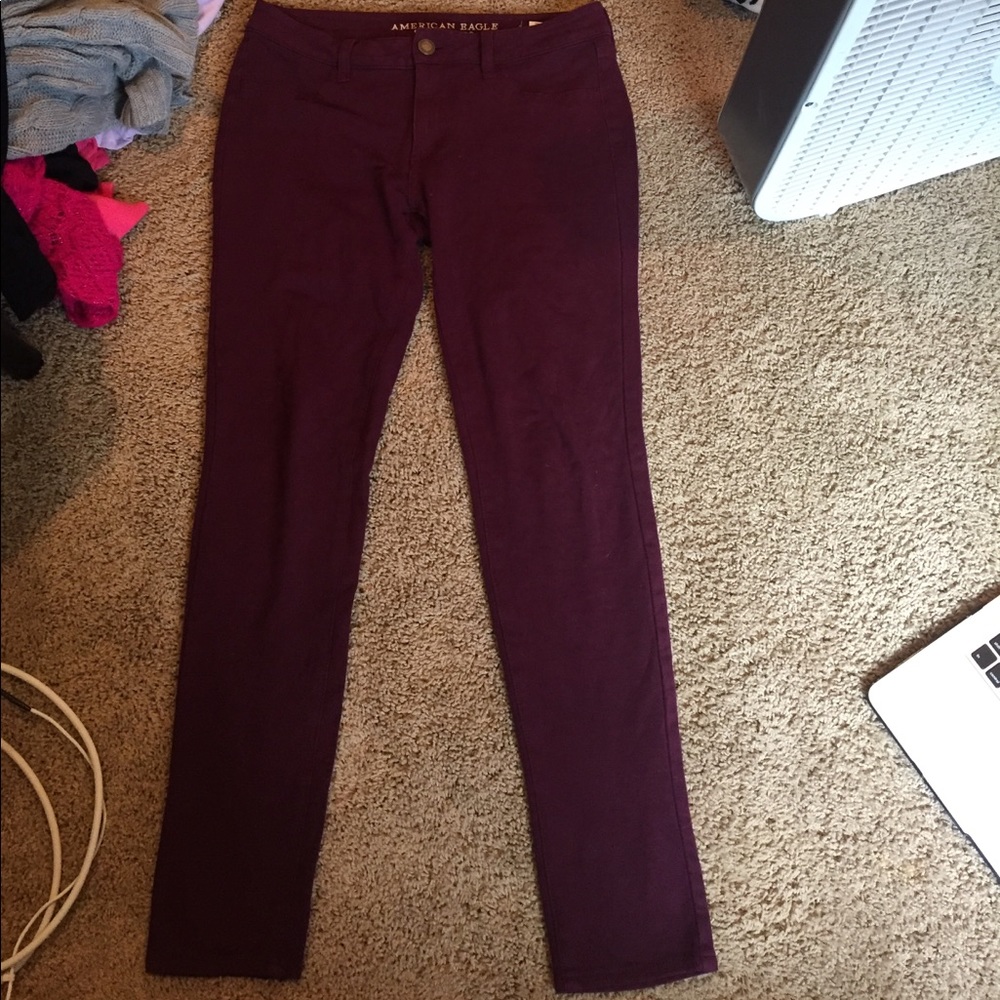Maroon Jeggings