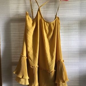 Yellow fashion tank
