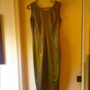 D&G silver long cocktail dress.