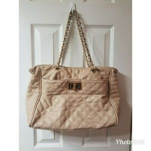 Spacious Beige Purse