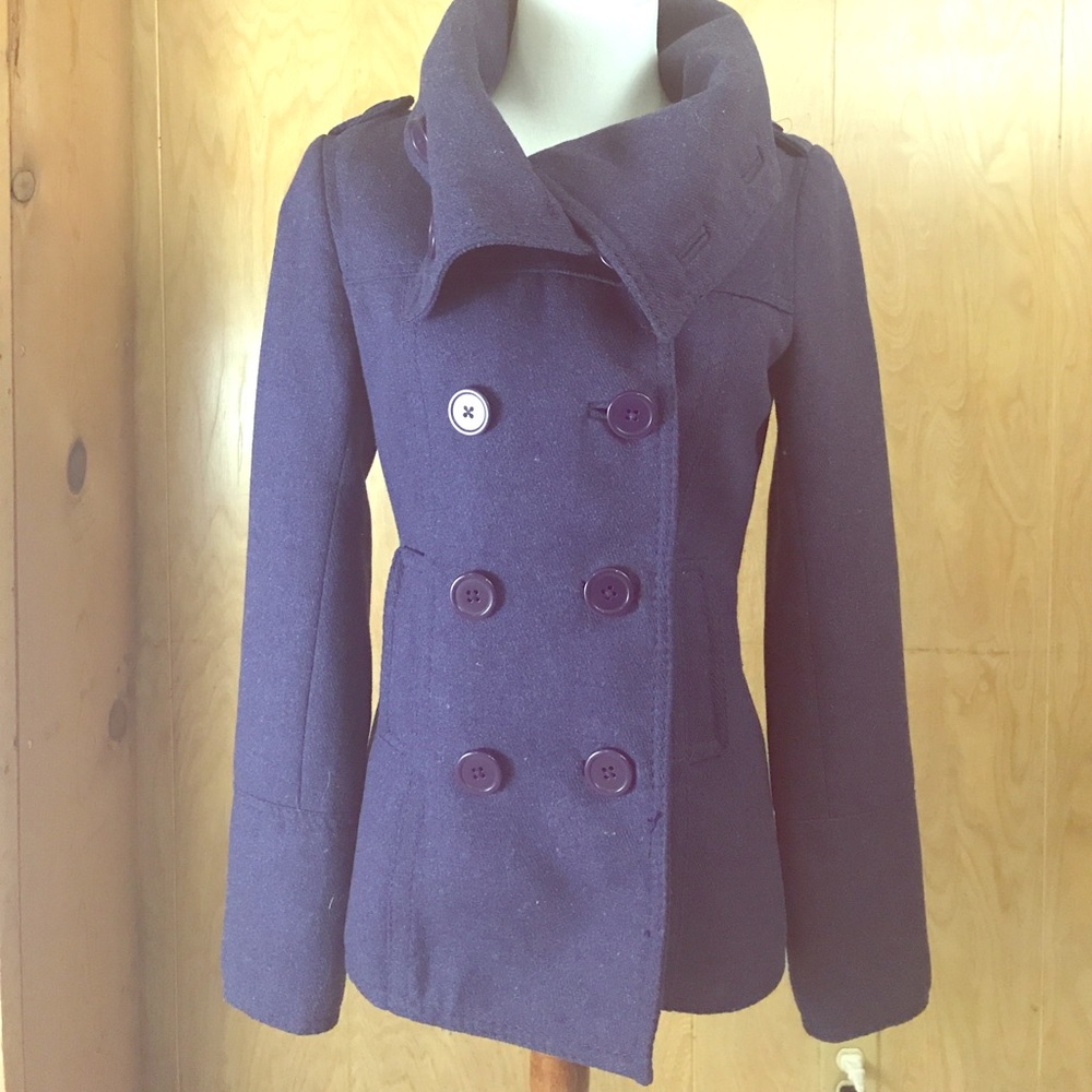 Purple Pea Coat