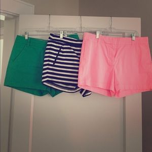 3 Pack J.Crew shorts