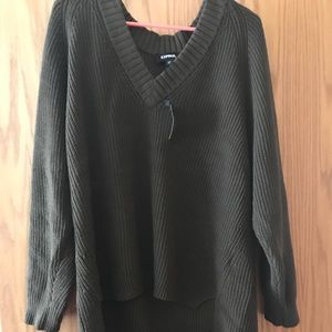 Olive oversized sweater