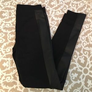 Express leather leggings; never worn!!