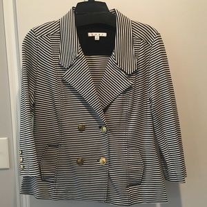 CAbi Life Jacket Nautical Striped Blazer