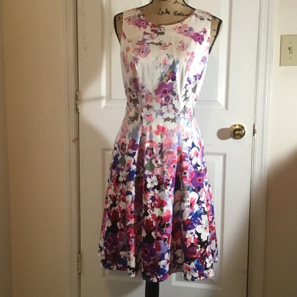 New York and Company floral print dress