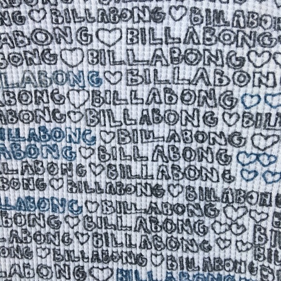 Billabong Plaid Gray Blue White Reversible Hoodie - Picture 3 of 4