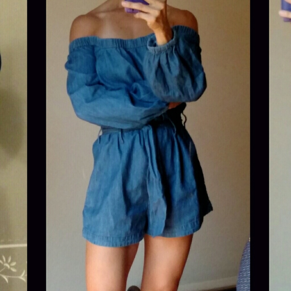 NWT XS Free People Tangled in Willows Romper.