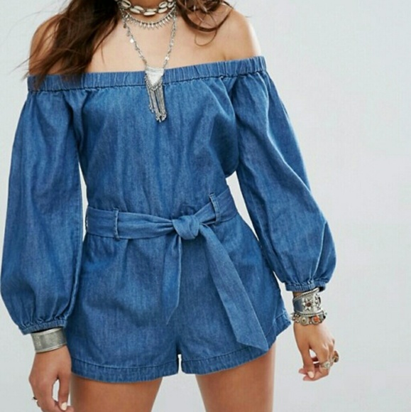 NWT XS Free People Tangled in Willows Romper. - Picture 2 of 3