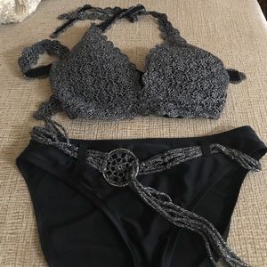 Two piece bathing suit