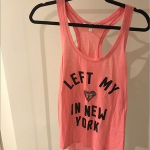 Left my heart in New York tank