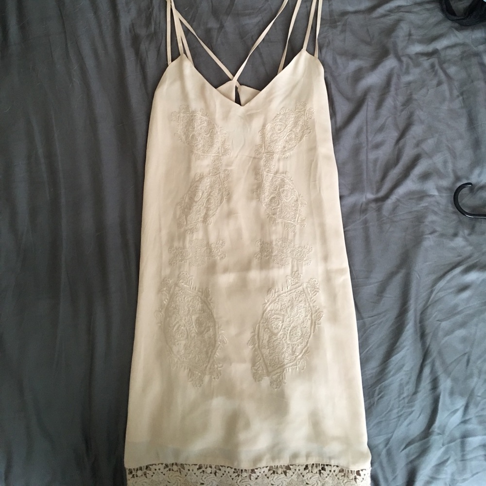 Cream colored Lacey dress