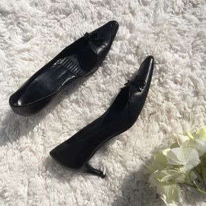 Bally BLack Kitten Heel Pumps Size 7.5 Bally BLack Kitten Heel Pumps Size 7.5